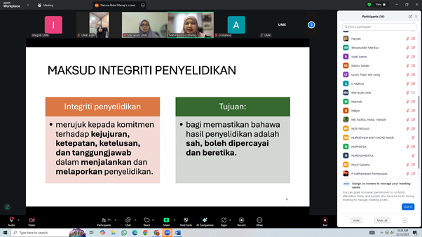 INTEGRITI AHLI AKADEMIK DALAM PENYELIDIKAN